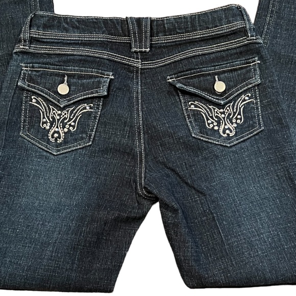 Jolt Girls Stretch Denim Blue Jeans Size 10 - Picture 4 of 6